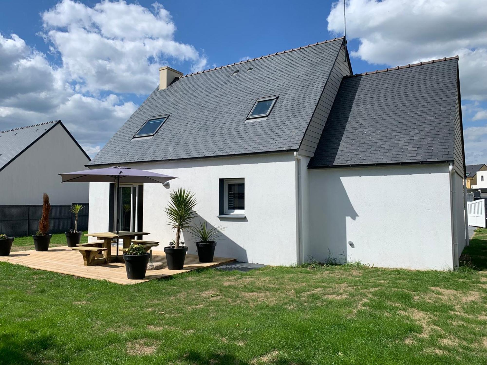 Jolie Maison De Vacances Concarneau Buitenkant foto